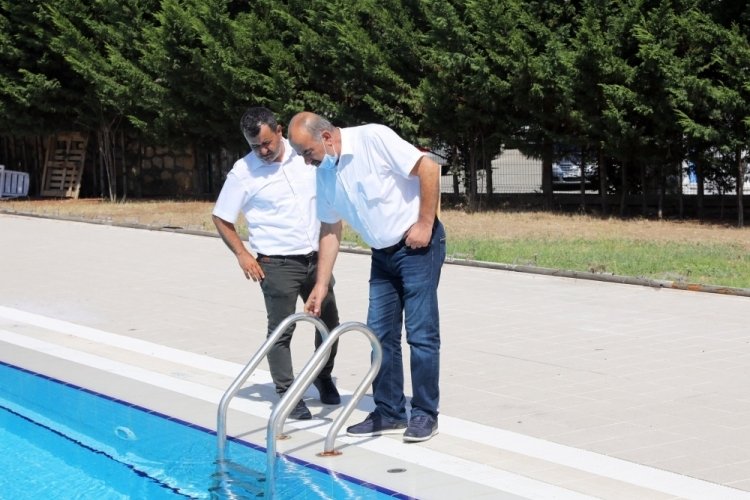 Bursa Mudanya Belediye Başkanı Türkyılmaz tesisleri yerinde inceledi