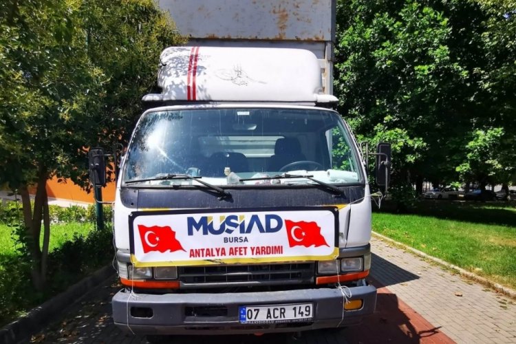 MÜSİAD Bursa'dan afet bölgesine destek