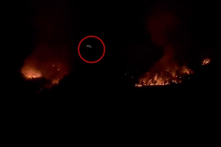 S&uuml;t&ccedil;&uuml;ler'de gece g&ouml;r&uuml;şl&uuml; helikopter m&uuml;dahale ediyor
