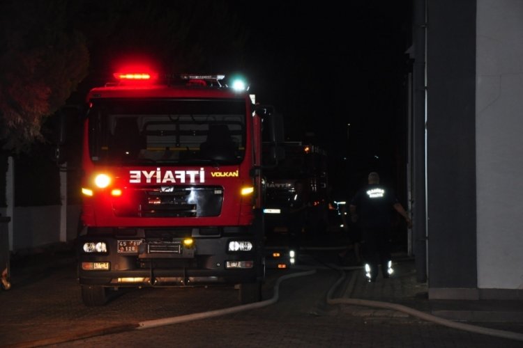 Ambalaj fabrikasında korkutan yangın