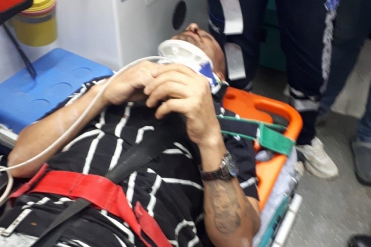 Iğdır'da dengesini kaybeden kişi yan binaya d&uuml;şt&uuml;