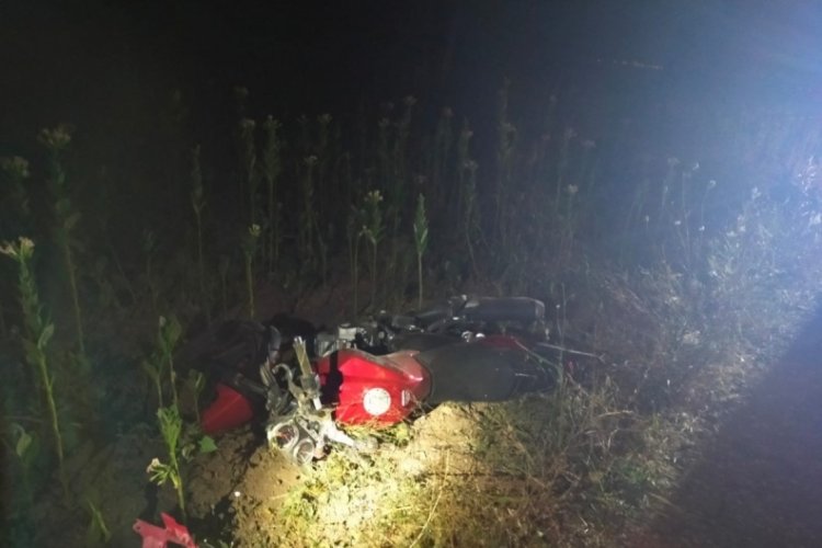 Motosikletle şarampole u&ccedil;an gen&ccedil;, hayatını kaybetti