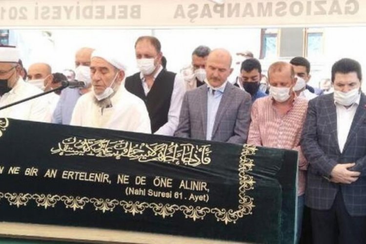Bakan Soylu'nun amcası son yolculuğuna uğurlandı