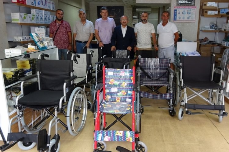 Bursa'da antren&ouml;rlerden engellilerin y&uuml;z&uuml;n&uuml; g&uuml;ld&uuml;ren hareket