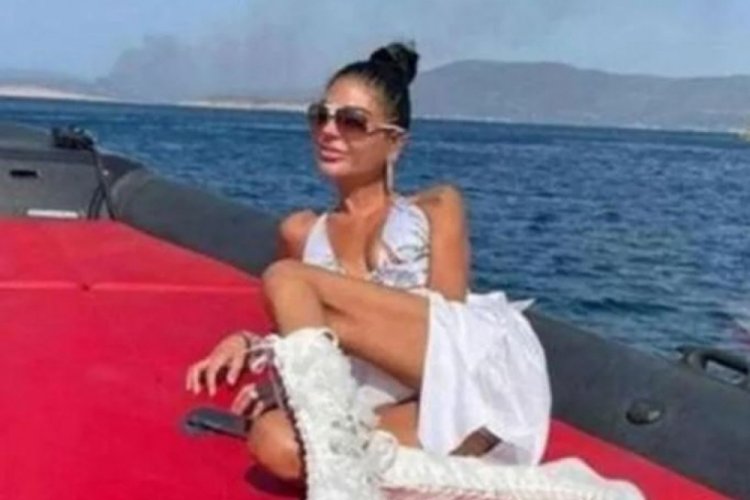 Yangın pozu tepki &ccedil;eken sosyetik isimden geciken a&ccedil;ıklama