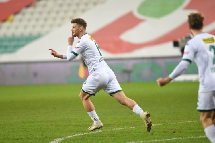 Bursaspor'da Ramazan Keskin'e arkadaşları moral verdi