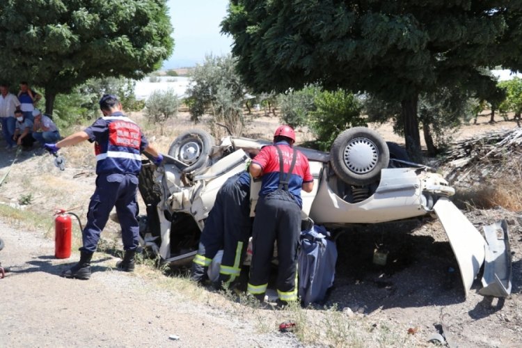 Denizli'de beton mikserinin &ccedil;arptığı otomobilin s&uuml;r&uuml;c&uuml;s&uuml; &ouml;ld&uuml;!