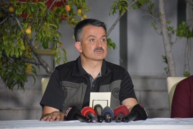 Bakan Pakdemirli, yangının bilan&ccedil;osunu a&ccedil;ıkladı