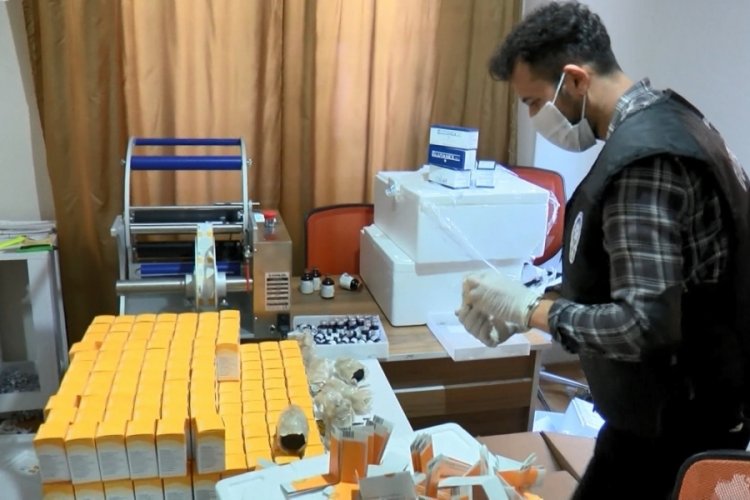 1.5 milyon liralık sahte vitamin ve ila&ccedil; ele ge&ccedil;irildi