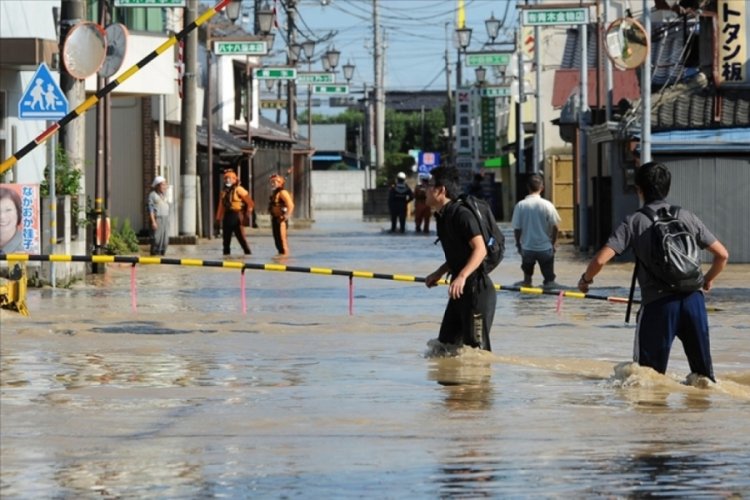Japonya'da aşırı yağış ve kuvvetli r&uuml;zgarlar sonrası tahliye uyarısı