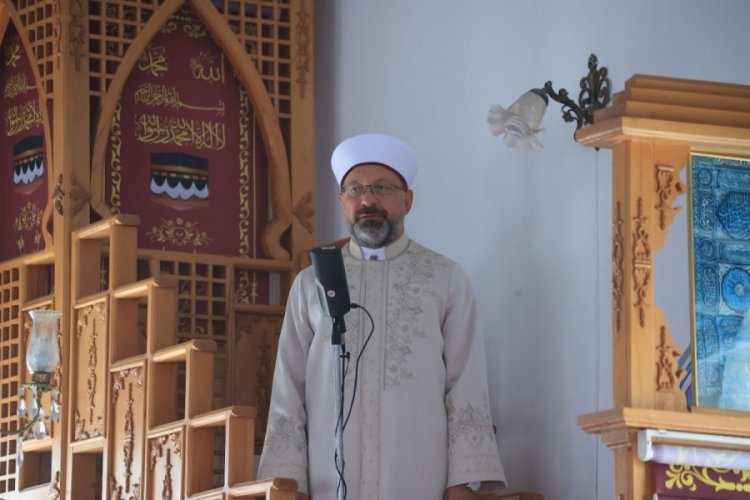 Diyanet İşleri Başkanı Erbaş'tan sel b&ouml;lgesi i&ccedil;in Cuma Hutbesi!