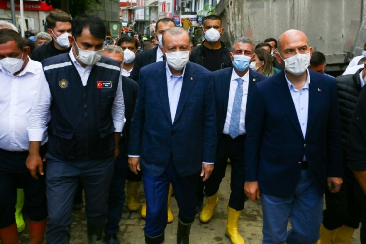 Cumhurbaşkanı Erdoğan, afet b&ouml;lgesi ilan edilen yerler ve desteklerin ayrıntılarını paylaştı