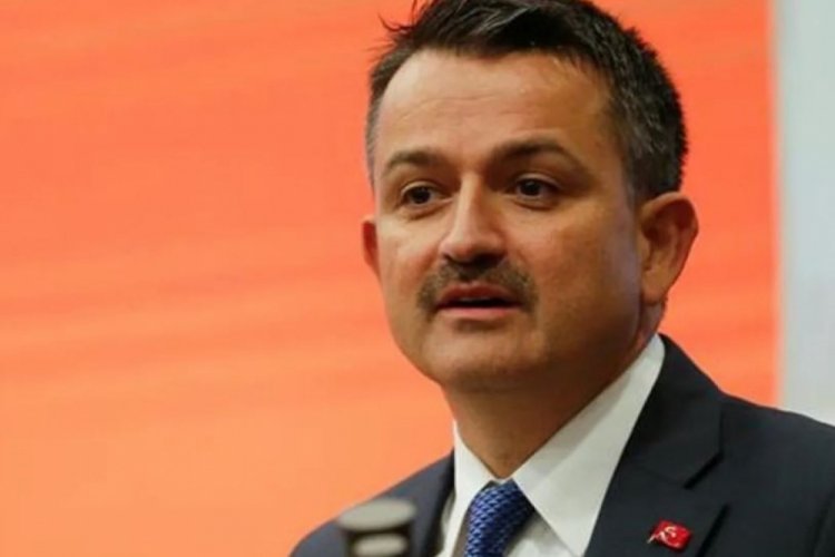 Bakan Bekir Pakdemirli d&uuml;şen u&ccedil;akla ilgili a&ccedil;ıklama yaptı