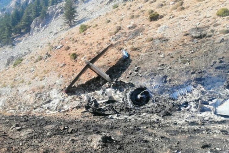Kahramanmaraş'ta d&uuml;şen yangın s&ouml;nd&uuml;rme u&ccedil;ağının karakutusu, Rusya'da a&ccedil;ılacak