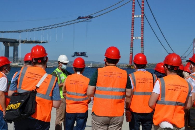MMG Bursa Şubesi 1915 &Ccedil;anakkale K&ouml;pr&uuml;s&uuml;'n&uuml; inceledi