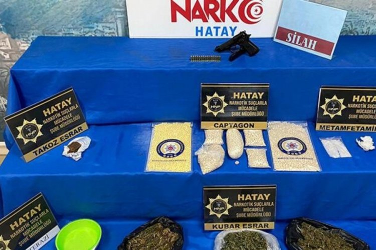 Hatay'da ekiplerce 11 bin 500 uyuşturucu hap ele ge&ccedil;irildi!