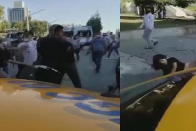 Taksim'de kadına tekme atan zabıtanın işine son verildi