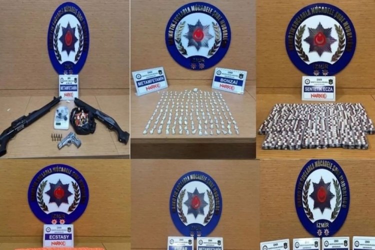 İzmir'de zehir taciri 26 kişi tutuklandı