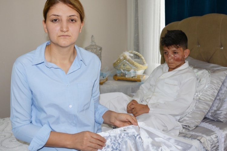 Erzurum'da k&uuml;&ccedil;&uuml;k Muhammet'in en g&uuml;zel g&uuml;n&uuml; kabus oldu