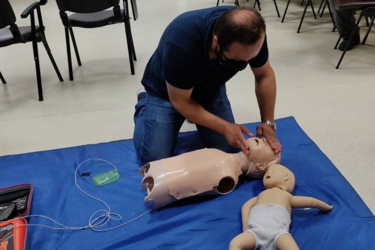 Bursa'da bu kez Burulaş personeline ilkyardım eğitimi