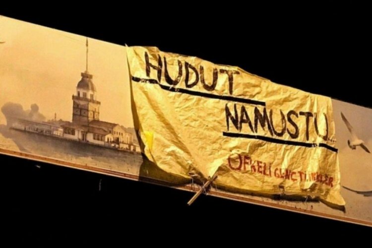 'Hudut Namustur' pankartı asan 6 kişi adliyeye sevk edildi