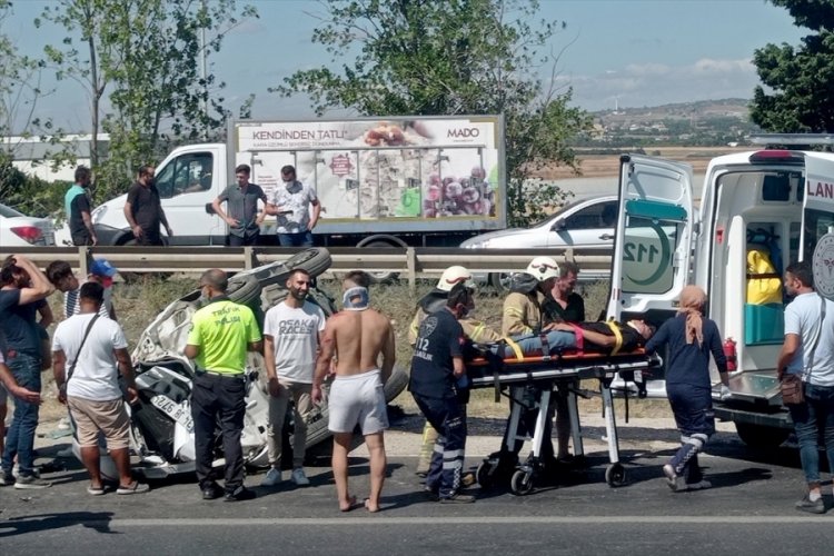 Silivri'de trafik kazası