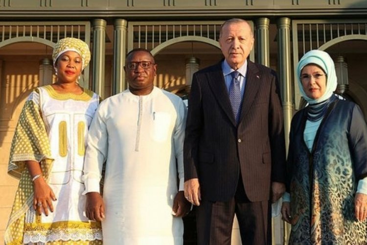 Cumhurbaşkanı Erdoğan, Sierra Leone Cumhurbaşkanı ile g&ouml;r&uuml;şt&uuml;