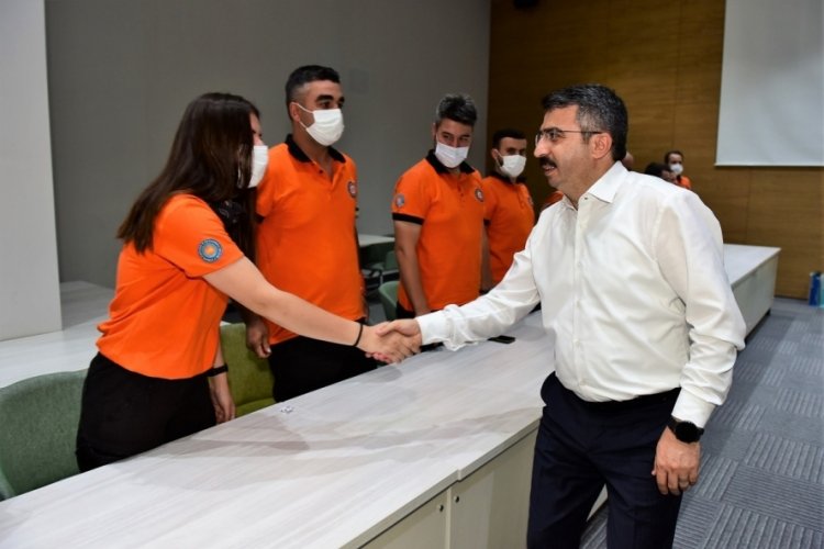 Başkan Yılmaz'dan Bursa'ya d&ouml;nen Yıldırım ekibine teşekk&uuml;r!