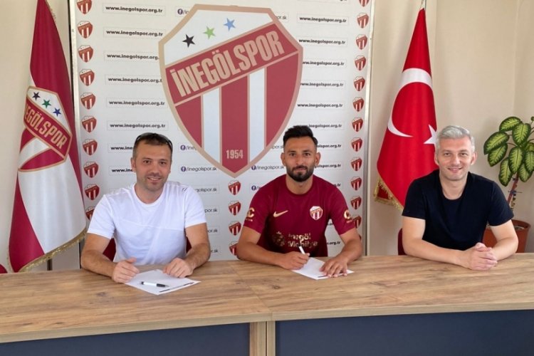 İneg&ouml;lspor İsmet Hakkı Şimşek ile s&ouml;zleşme imzaladı