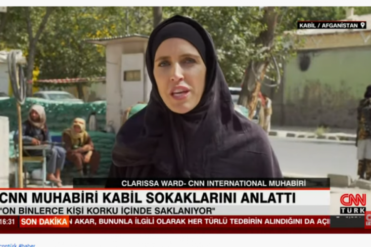 Taliban CNN ekibine saldırdı! O anlar saniye saniye kaydedildi