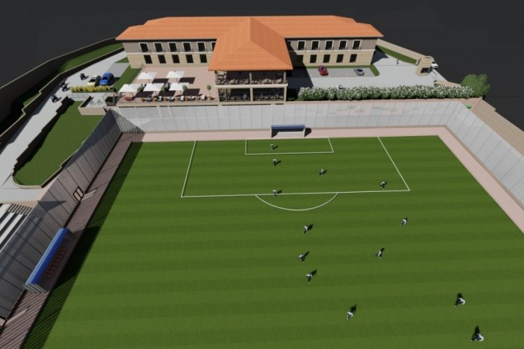 Bursa İneg&ouml;lspor tesislerinde &ccedil;alışmalar hızlandı