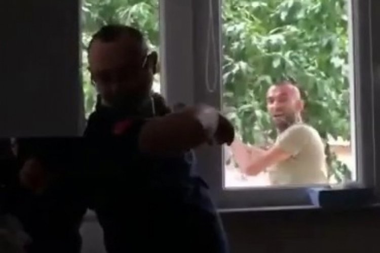 112 Acil Sağlık İstasyonu'na sopalı saldırı!