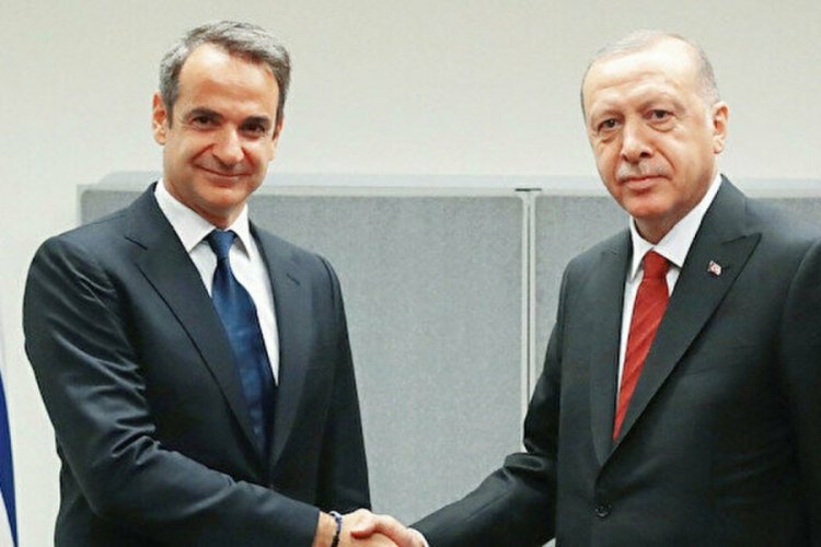Cumhurbaşkanı Erdoğan ve Mi&ccedil;otakis g&ouml;r&uuml;şt&uuml;