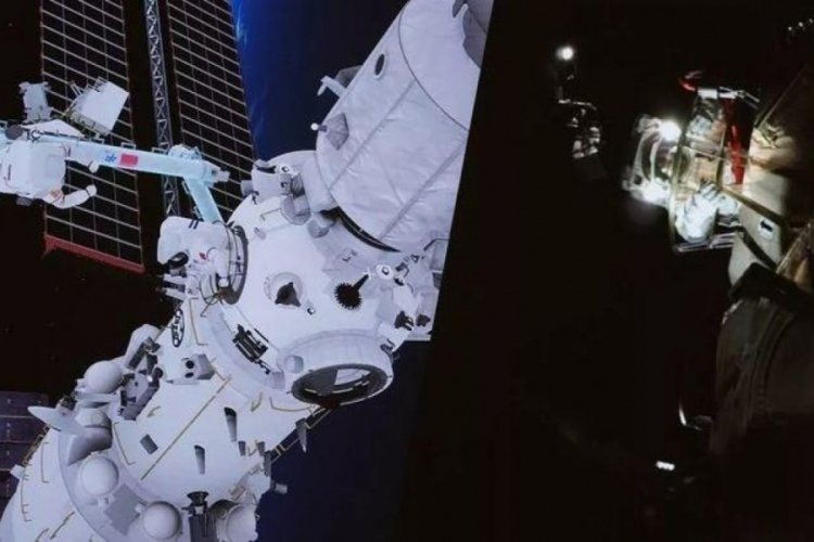 &Ccedil;inli astronotlar uzay istasyonunda ikinci y&uuml;r&uuml;y&uuml;ş&uuml; yaptı