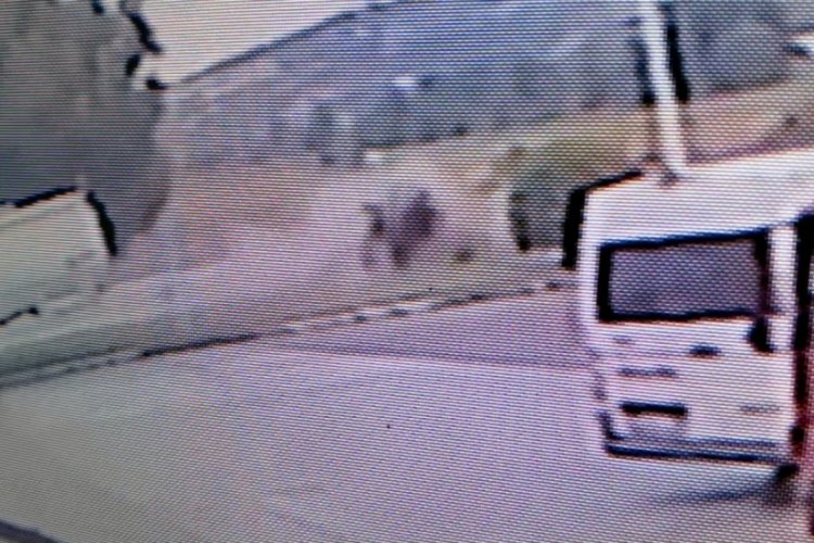 Bursa'da otomobilin takla attığı kaza kamerada
