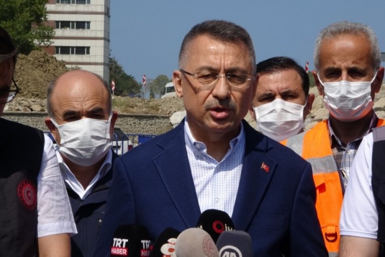 Fuat Oktay selin vurduğu Bozkurt'ta a&ccedil;ıklamalarda bulundu
