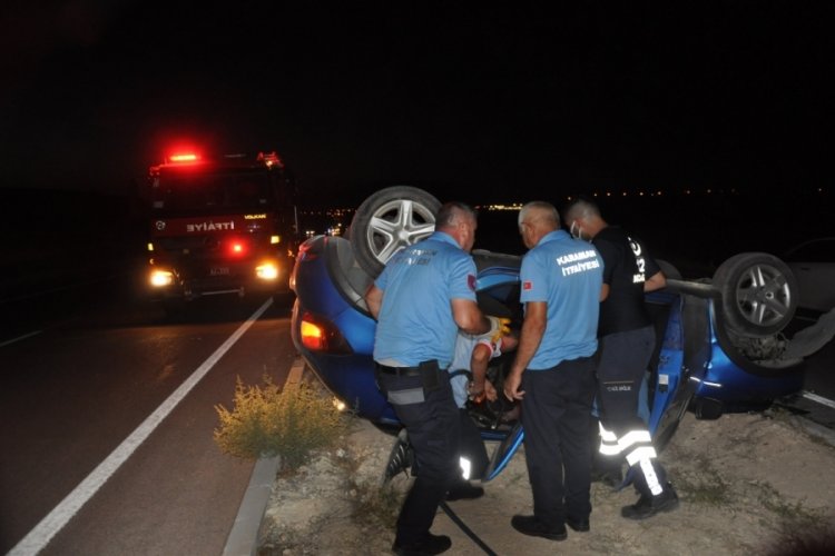 Köprüden uçan otomobilin sürücüsü yaşamını yitirdi