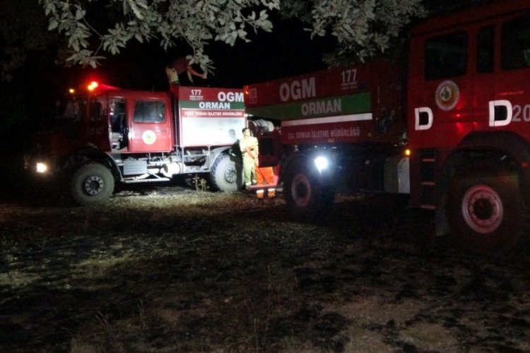 Uşak'ta 4 farklı noktada &ccedil;ıkan yangını s&ouml;nd&uuml;rmek i&ccedil;in canlarını hi&ccedil;e saydılar