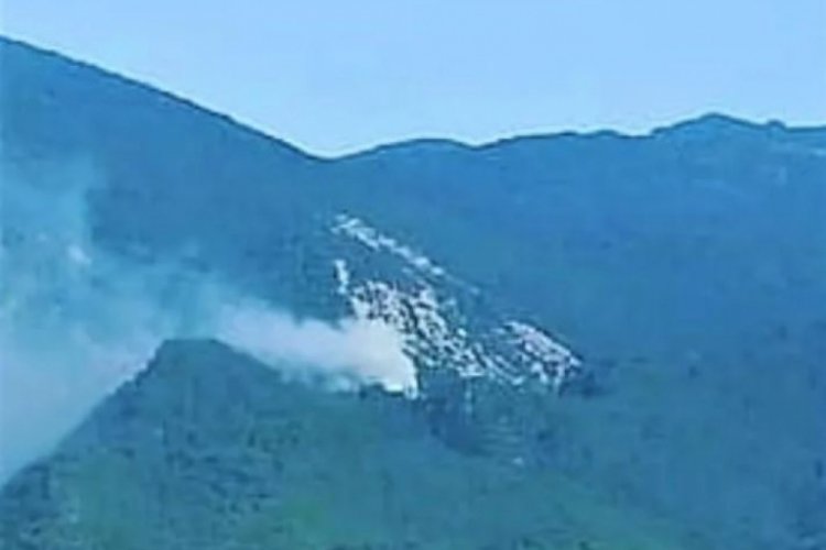 Kazdağları'nda orman yangını meydana geldi