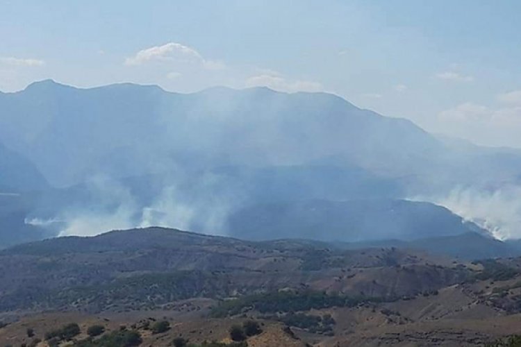 Tunceli'de orman yangını altı g&uuml;nd&uuml;r s&uuml;r&uuml;yor