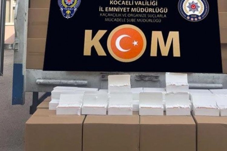6 milyon 240 bin g&uuml;mr&uuml;k ka&ccedil;ağı makaron ele ge&ccedil;irildi