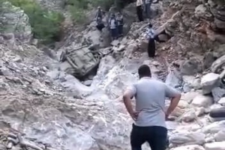 Adana'da korkun&ccedil; kaza: 200 metreden yuvarlandı