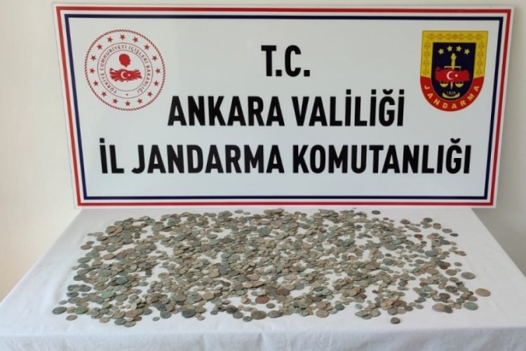 Ankara'da 2 bin 30 sikke ele ge&ccedil;irildi