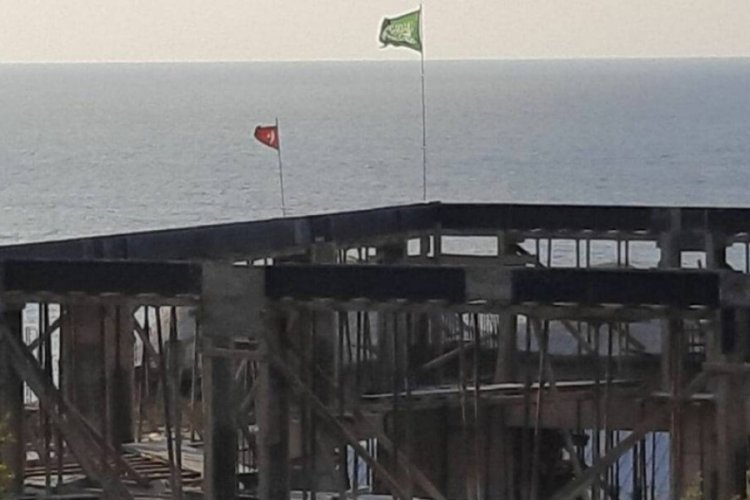 Zonguldak Kozlu'da cami inşaatına asılan bayrakla ilgili soruşturma