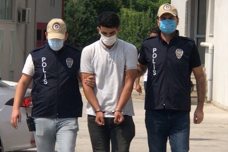 K&ouml;peğin &uuml;zerine sıcak su d&ouml;ken cani g&ouml;zaltına alındı