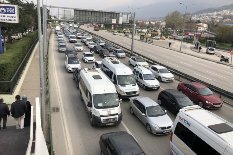 Bursa'da o yola dikkat (26 Ağustos 2021)