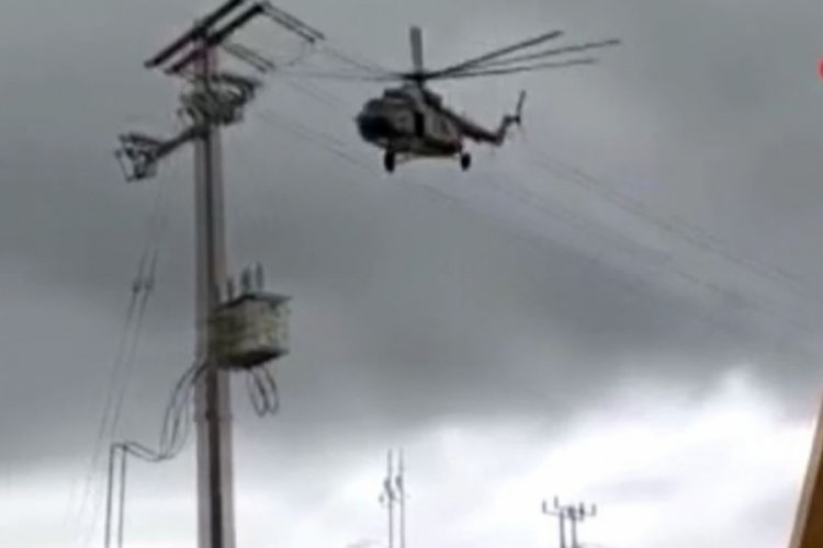 Meksika Donanmasına ait helikopter d&uuml;şt&uuml;!