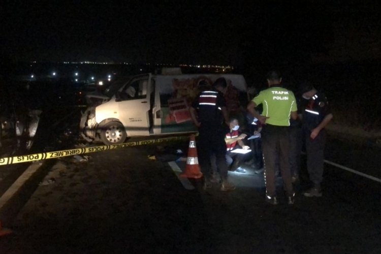 Tekirdağ'da feci kaza: 1 &ouml;l&uuml;, 1 yaralı