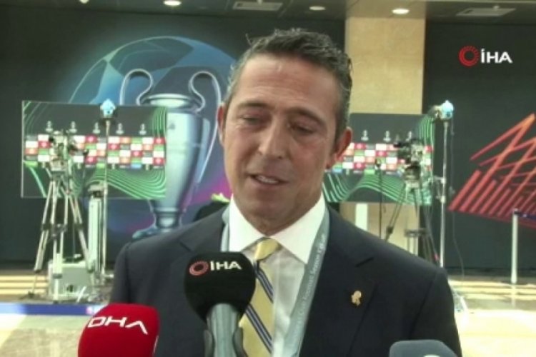 Fenerbah&ccedil;e Kul&uuml;b&uuml; Başkanı Ko&ccedil;, kura &ccedil;ekiminin ardından a&ccedil;ıklama yaptı
