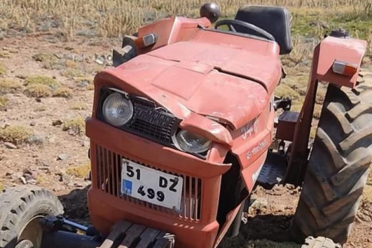Takla atan traktörün sürücüsü hayatını kaybetti